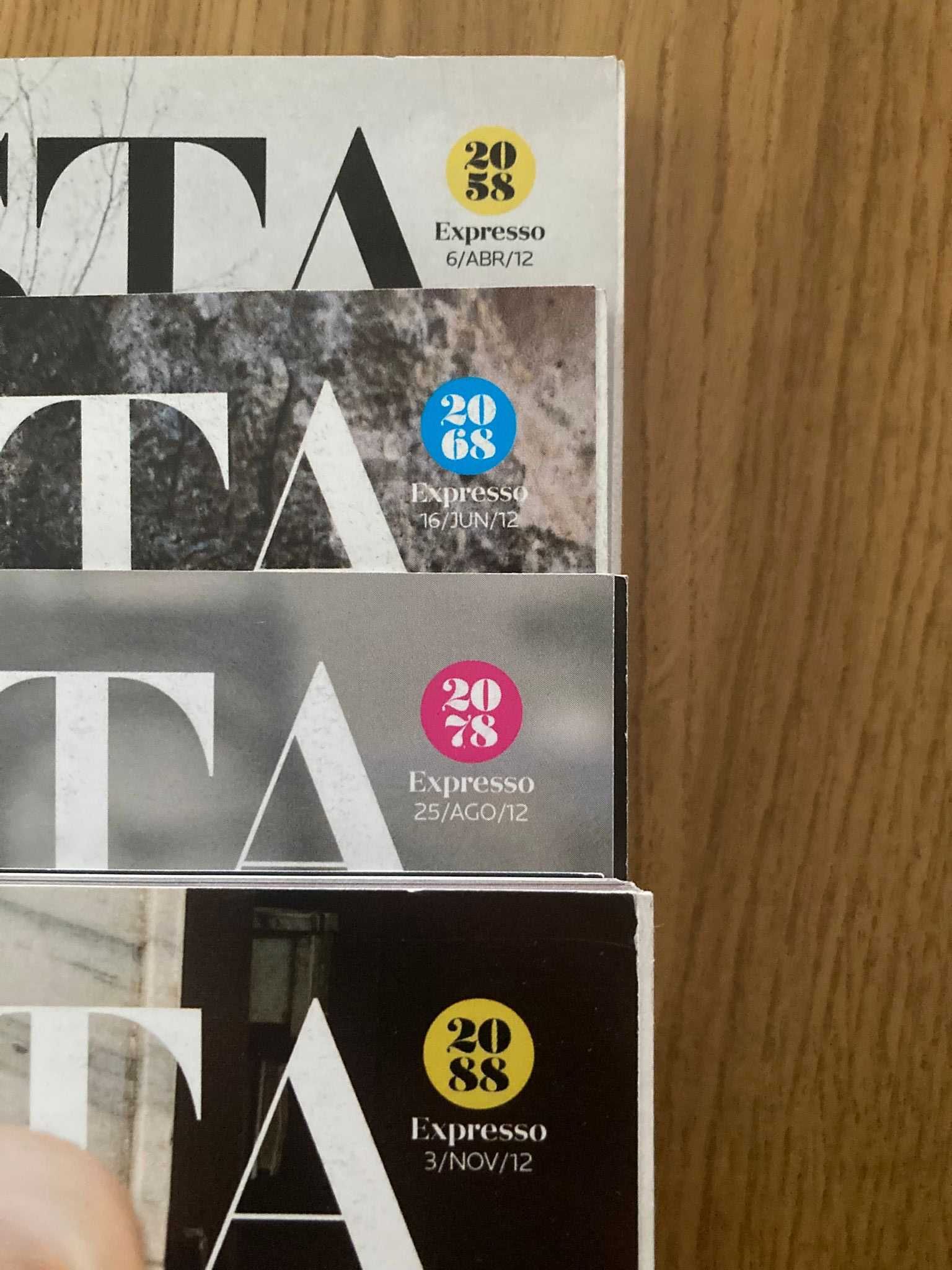 Revistas Expresso de 2012 [números na descrição]