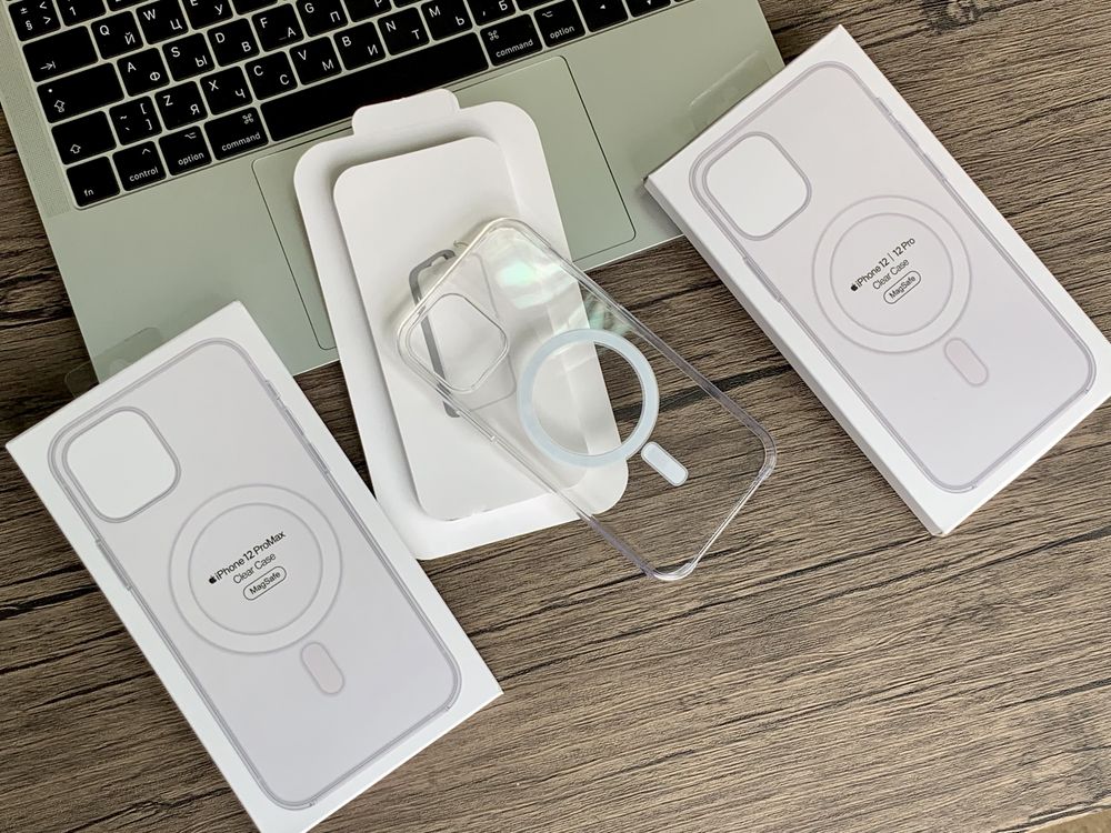 Чехол Clear Case MagSafe iPhone 12  Pro  Max Про Макс Прозрачный