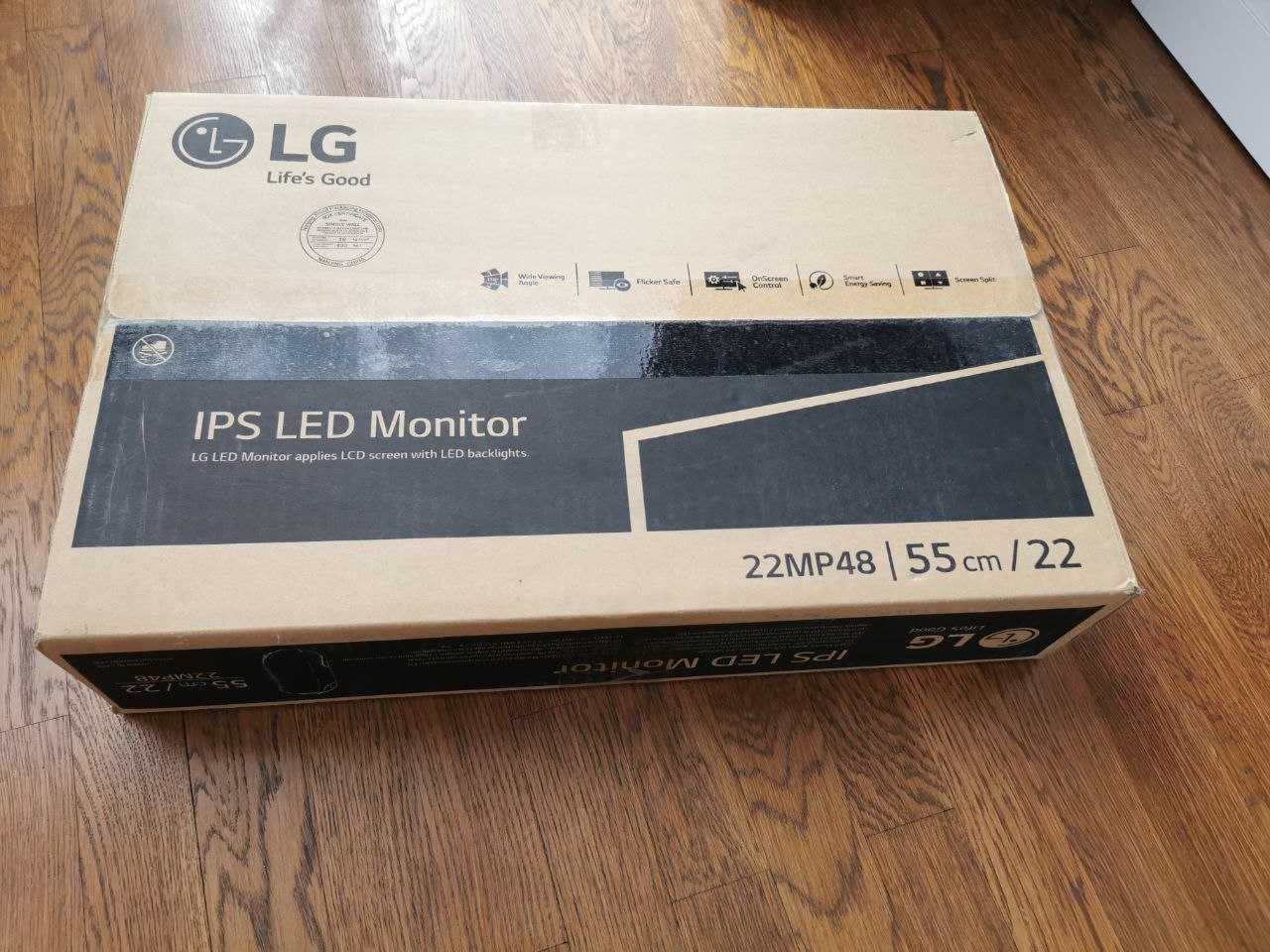 Монітор LG 22MP48A-P, IPS, 22" 1920x1080 Стан Відмінний