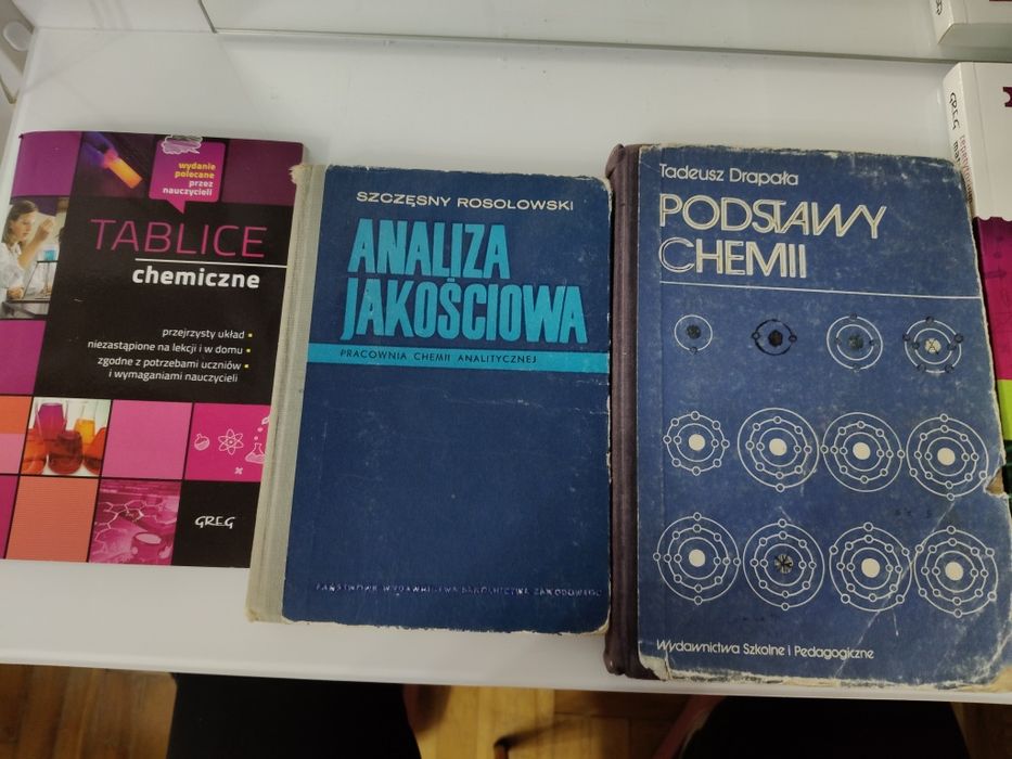 Książki chemiczne
