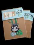 Przybornik notes Eco Panda zeszyt prezent na zakończenie roku szkolneg