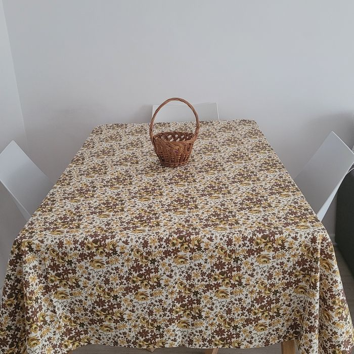 Obrus 100% len eko, nowy prl