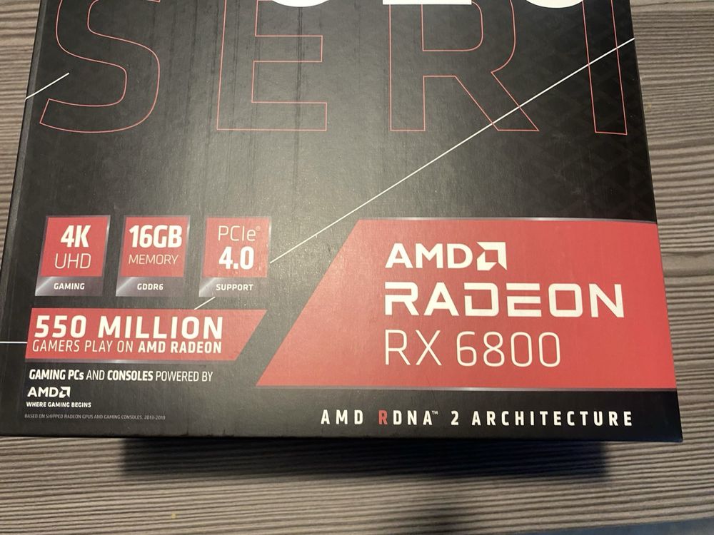 amd Radeon 6800 xfx 4k