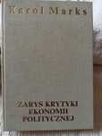Marks Zarys krytyki ekonomii politycznej