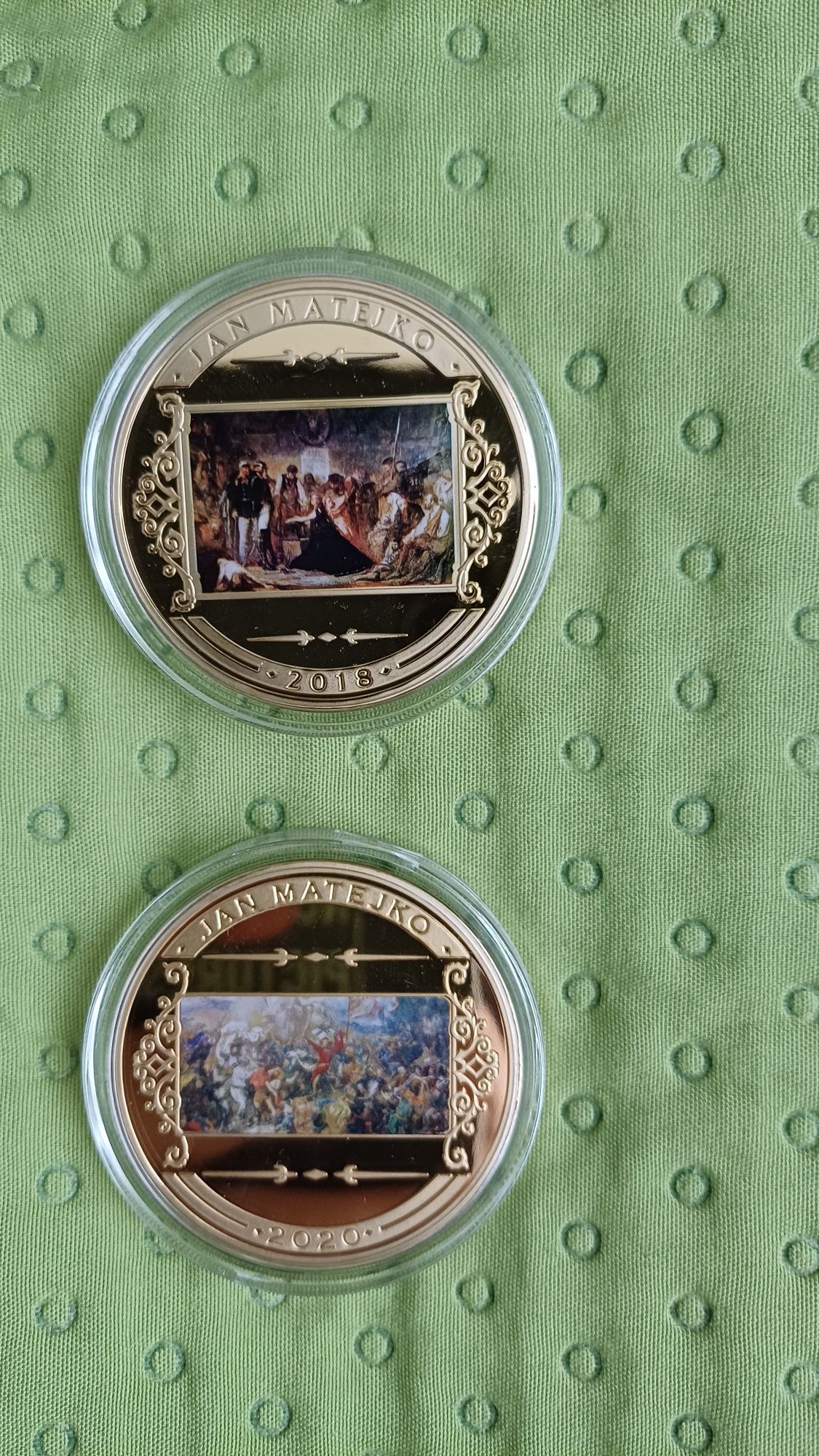 Kolekcja numizmatów z obrazami (Matejko, Juliusz i Wojciech Kossak)