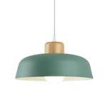 HJXDtech Nordycka nowoczesna, prosta metalowa lampa, E27 Zielona