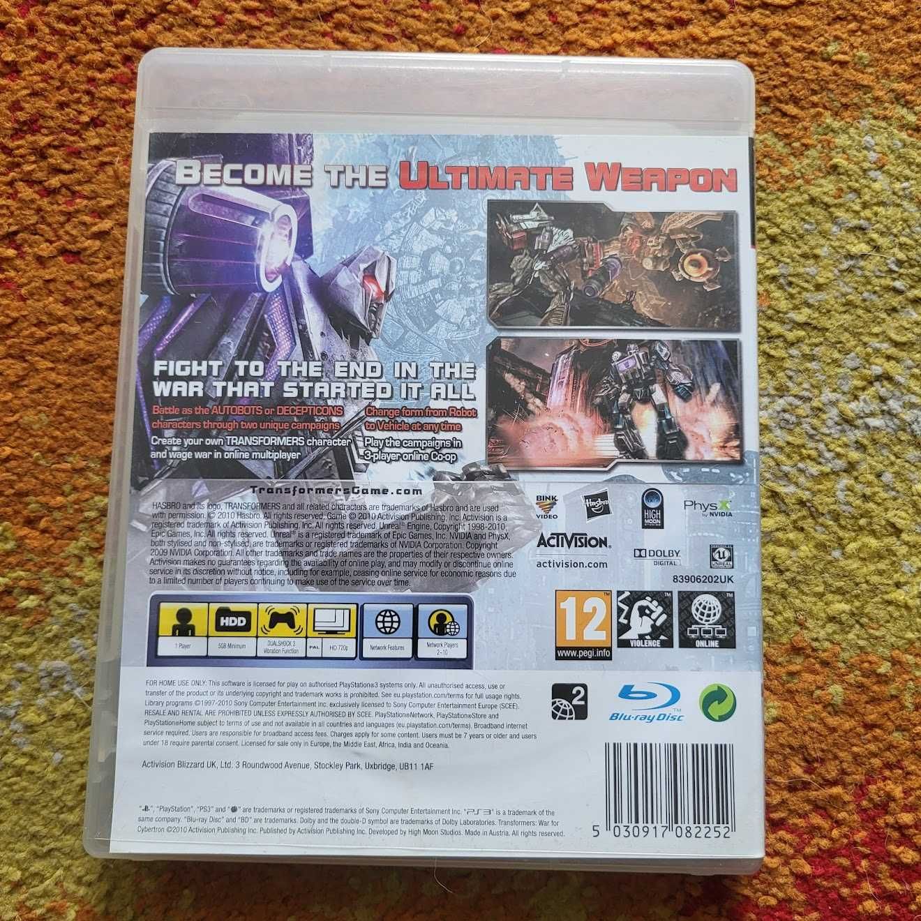 Transformers War For Cybertron PS3 Playstation 3, Skup/Sprzedaż