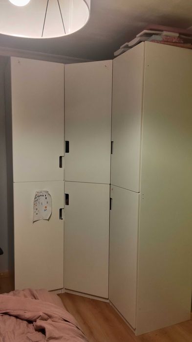Armário IKEA branco - módulo 3 blocos para canto
