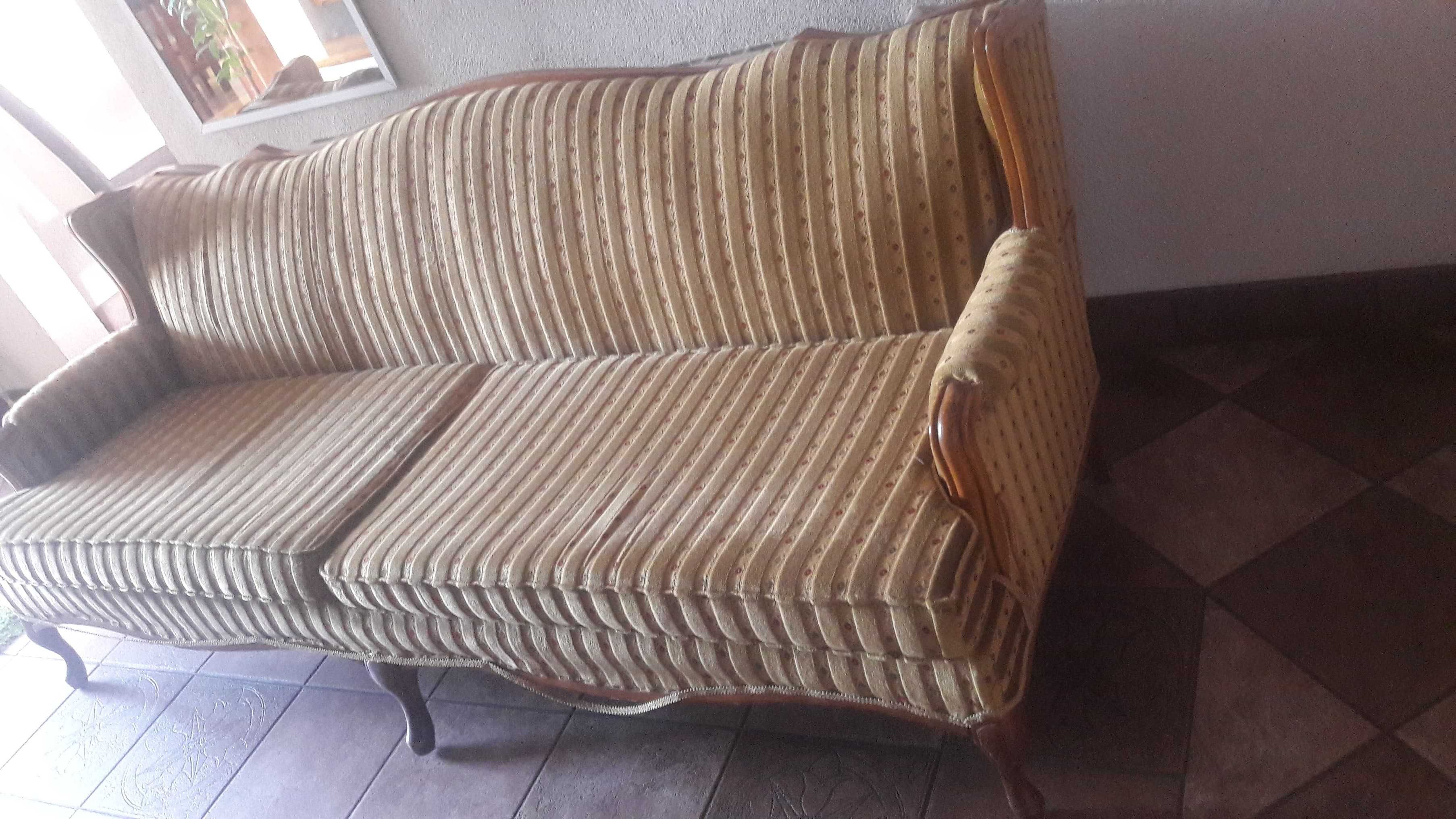 Kanapa szezlong sofa gięte nogi