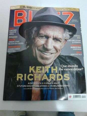 Blitz Outubro 2015 — Capa Keith Richards (portes incluídos)