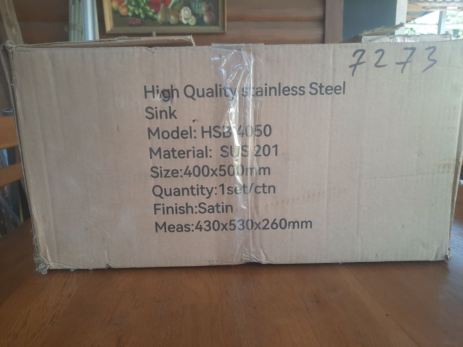 Мойка PLATINUM 400x500 нержавейка, новая в упаковке, комплектная