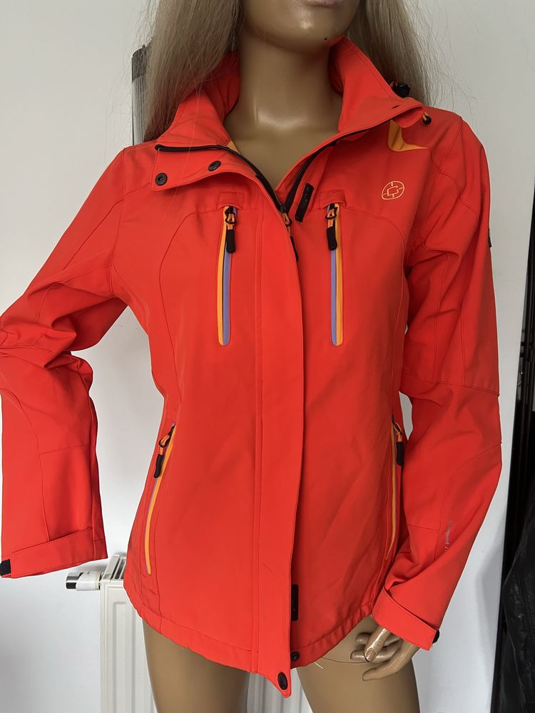 Costguard kurtka damska L 40 pomarańczowa softshell sztormiak s