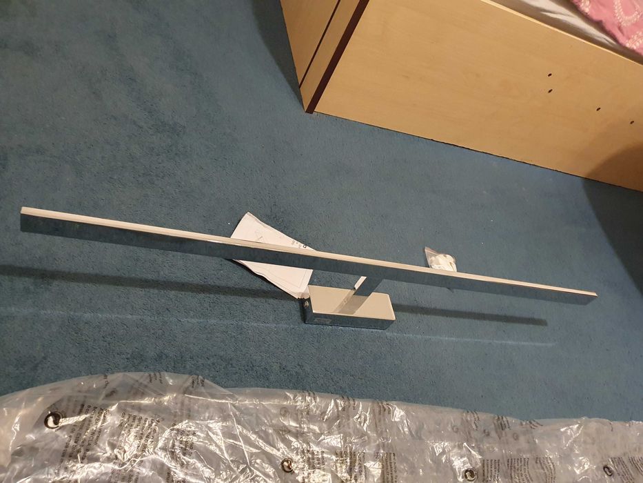 Kinkiet do lustra lub szafki Isla XXL biały 96cm IP44 LED CCT