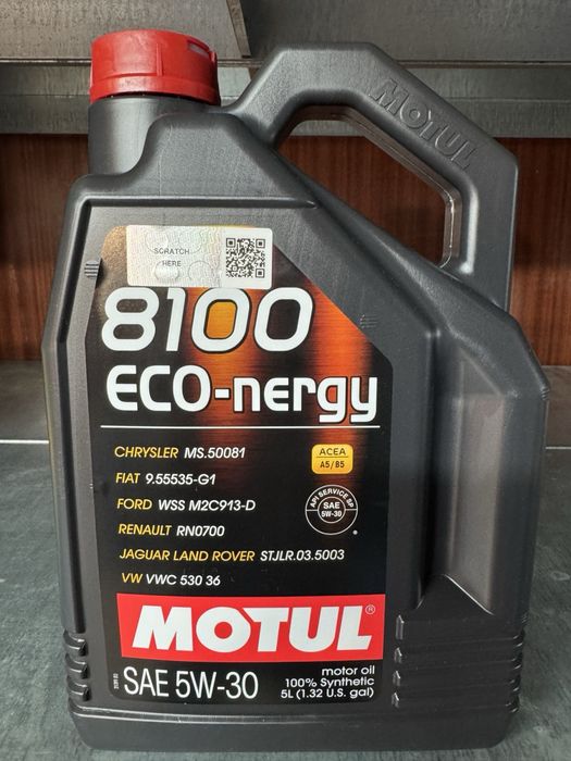 Моторна олива MOTUL 8100 ECO-nergy 5W-30 5л