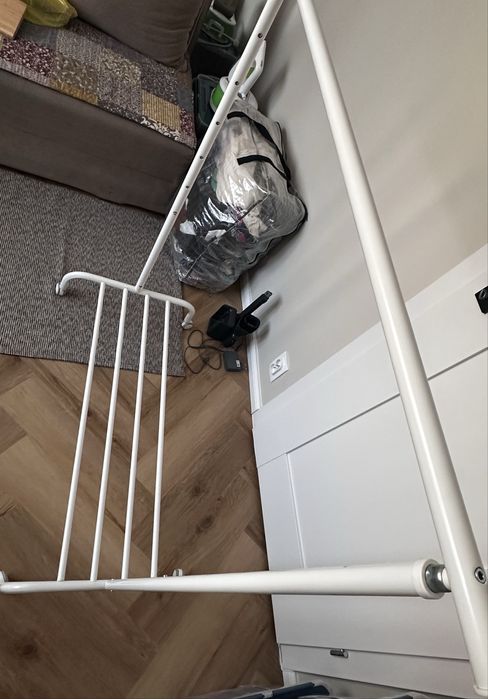 RIGGA wieszak na ubrania biały Ikea