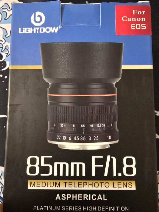 Objetiva Lightdow 85mm F/1.8