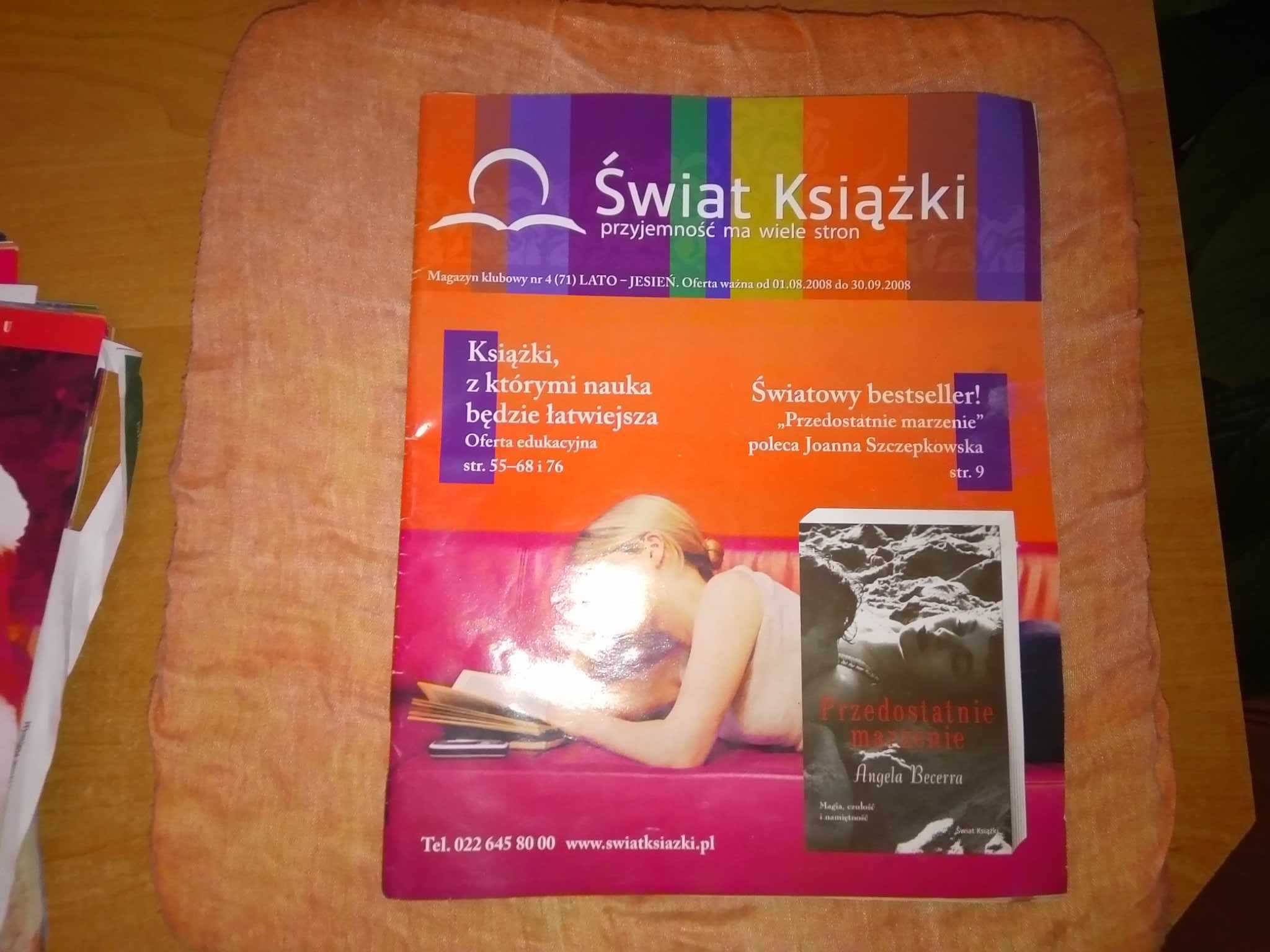 Magazyn klubowy Świat Książki katalog nr 4 (71) Lato Jesień 2008