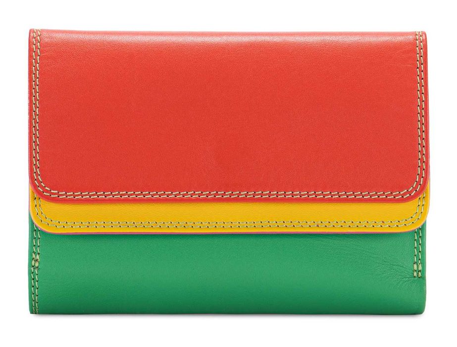 Carteira com aba dupla em pele MYWALIT na cor Sicily