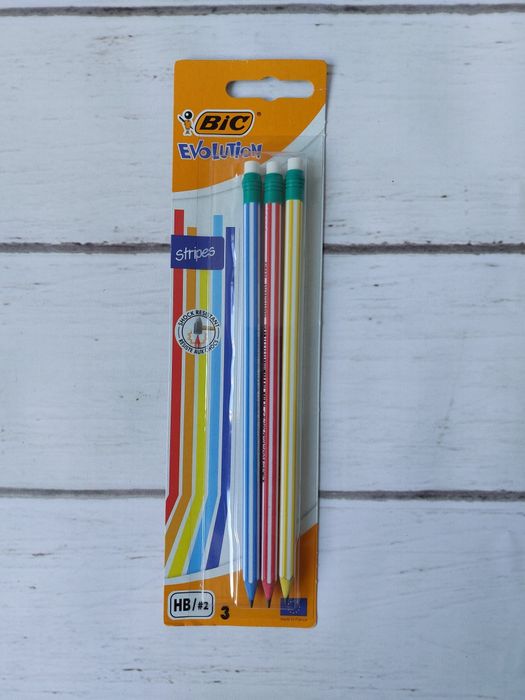 Ołówek ołówki Bic Evolution 3 szt nowe