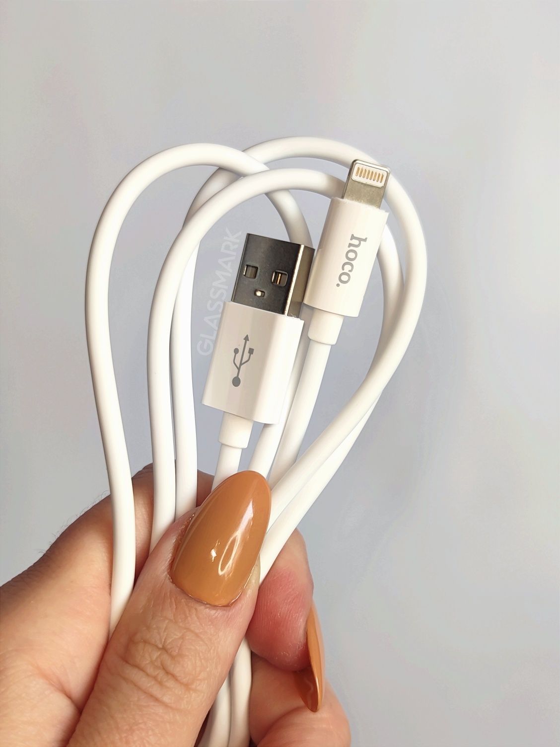 Класний кабель для зарядки Hoco, шнур силиконовый type c PD lightning