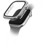 Etui ze szkłem hartowanym UNIQ Voute na Apple Watch 10/42 mm - srebrne