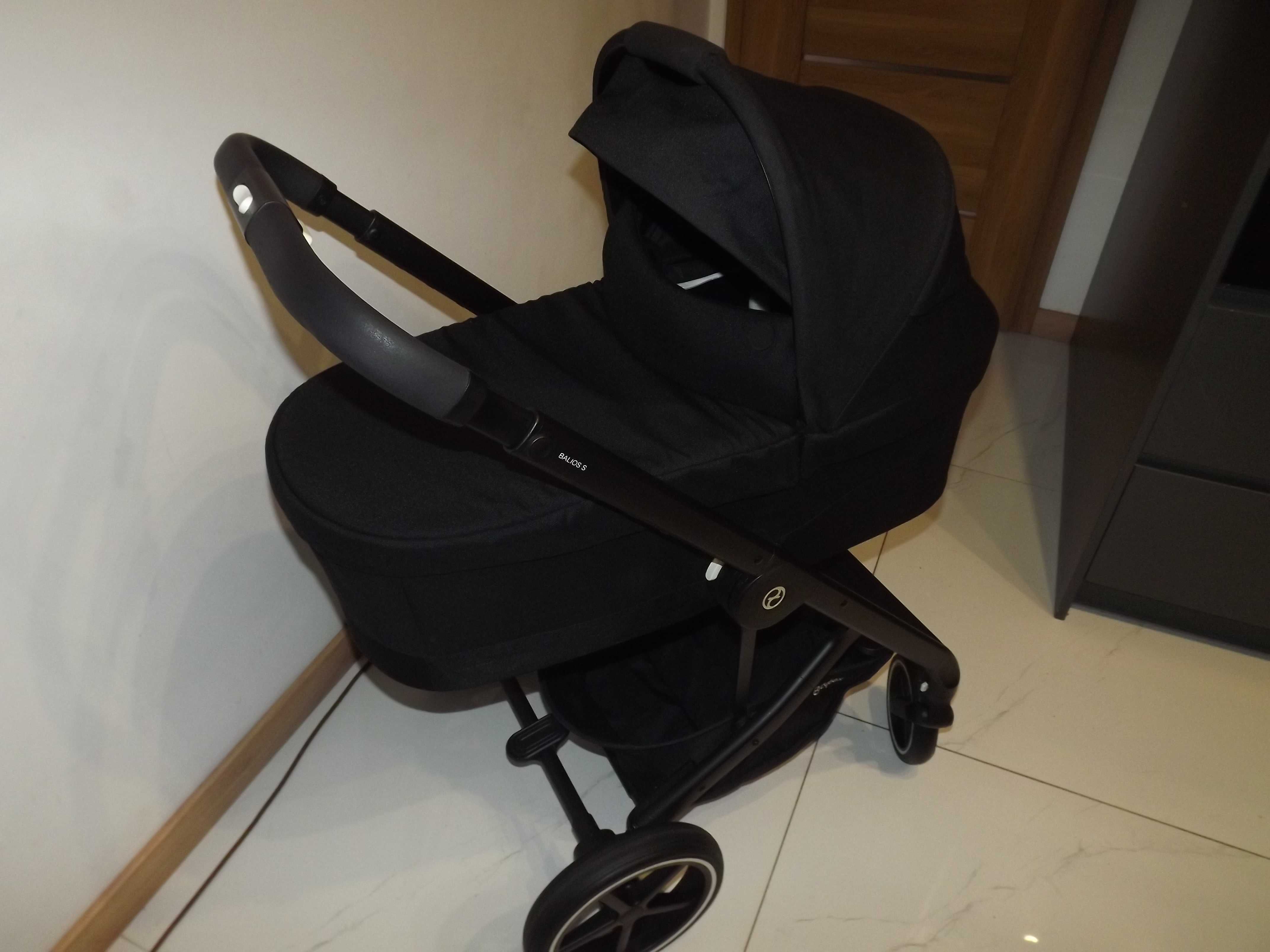 Cybex Balios s lux Deep black 3w1 +Baza Maxi cosi Wysylam