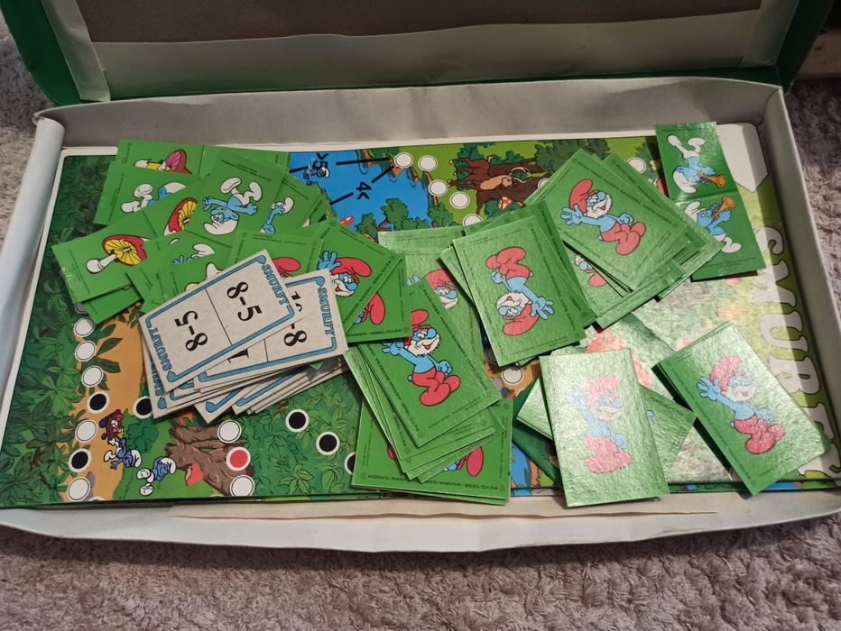 Gra planszowa Smurfy prl