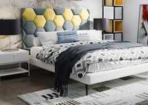 PANELE tapicerowane hexagon PLASTER miodu HEKSAGON rozmiar S
