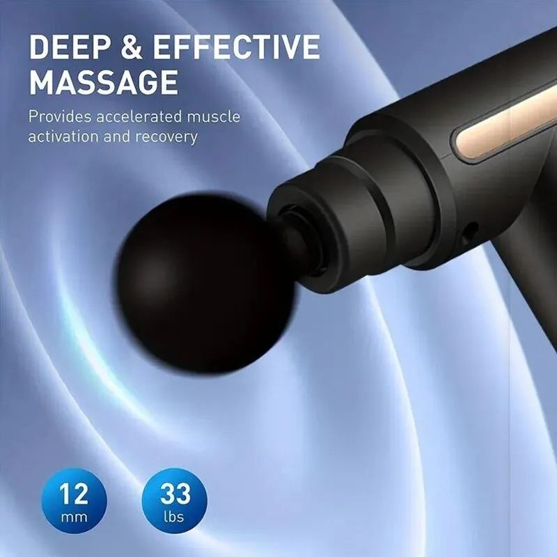 Ручной ударный масажер Massage Gun