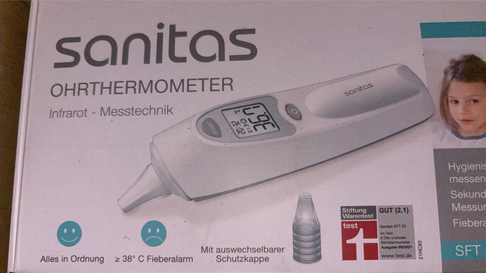 Termomet do ucha