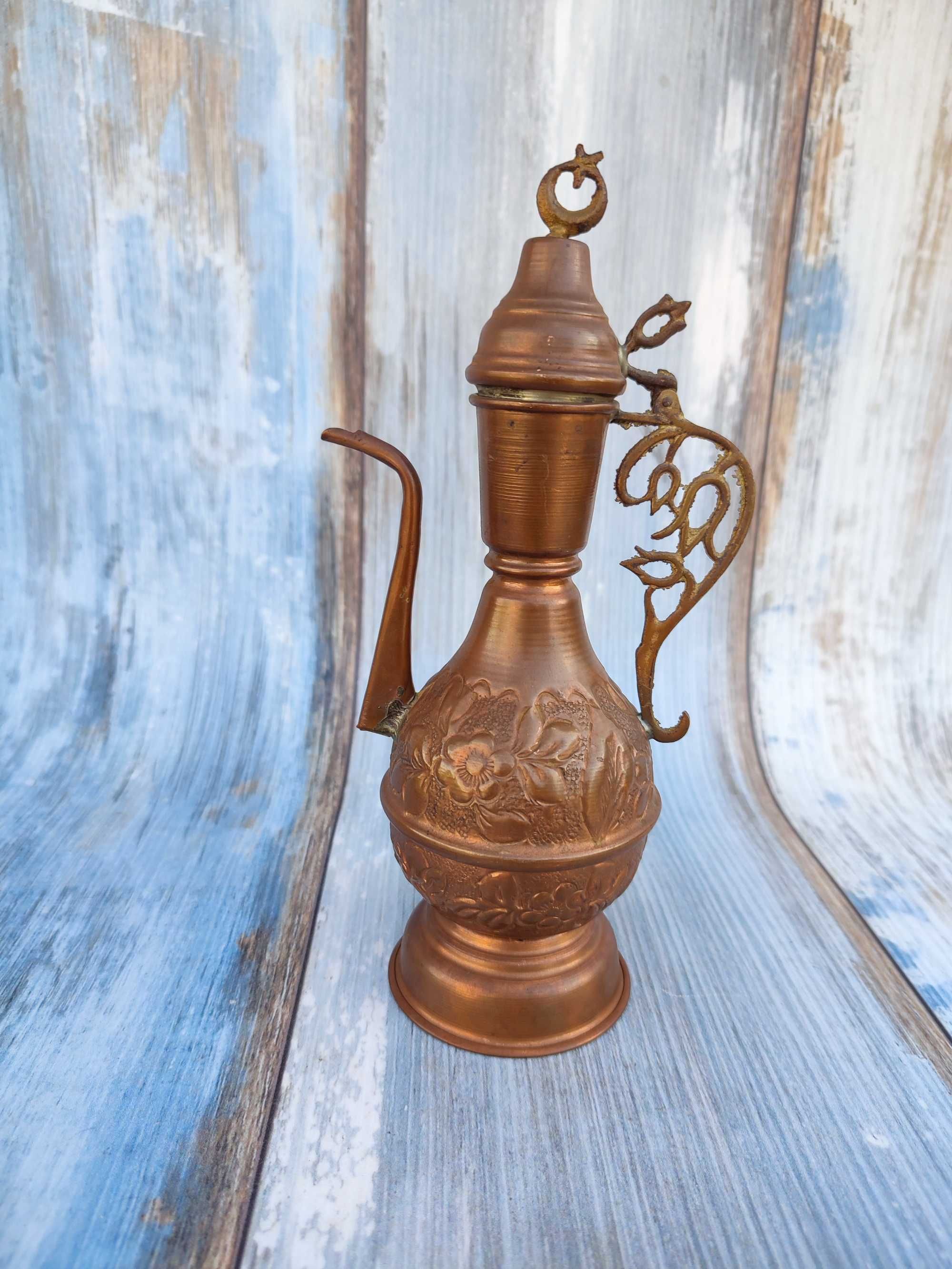 Miedziany dzbanek - vintage - design