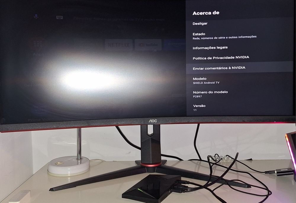 NVIDIA Shield TV 16GB 4K HDR + Comando + Comando Gaming