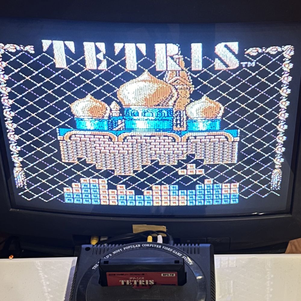 Tetris Gra Nintendo Famicom Pegasus