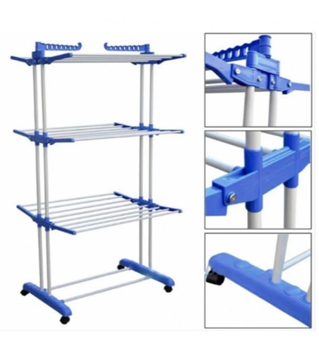 Сушарка-органайзер для Одягу Spray Painting Clothes Hanger до 40 кг 36