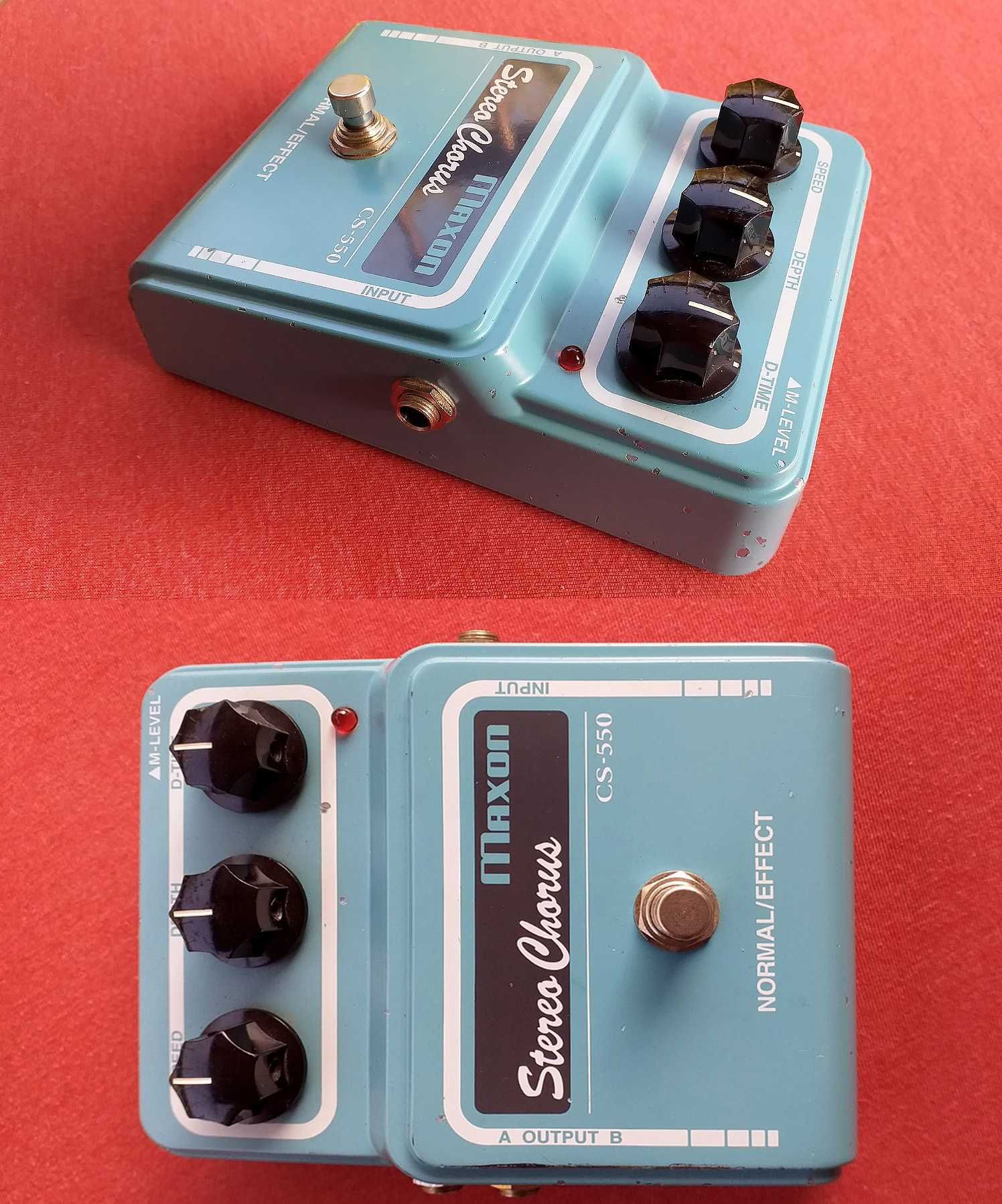 Педаль Maxon Chorus CS-550, Delay AD999, Overdrive OD808