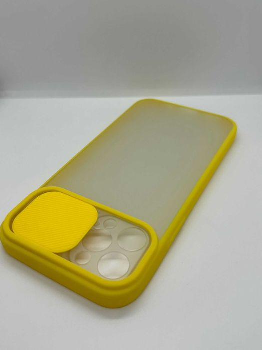 Obudowa Plecki Etui Case Iphone 12PRO Ochrona Aparatu Żółte kod 55