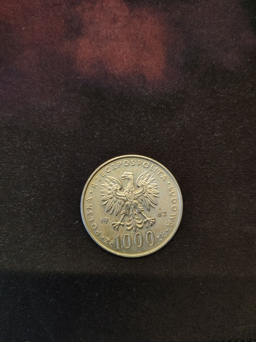 Moneta Jan Paweł II 1982 rok 1000 zł