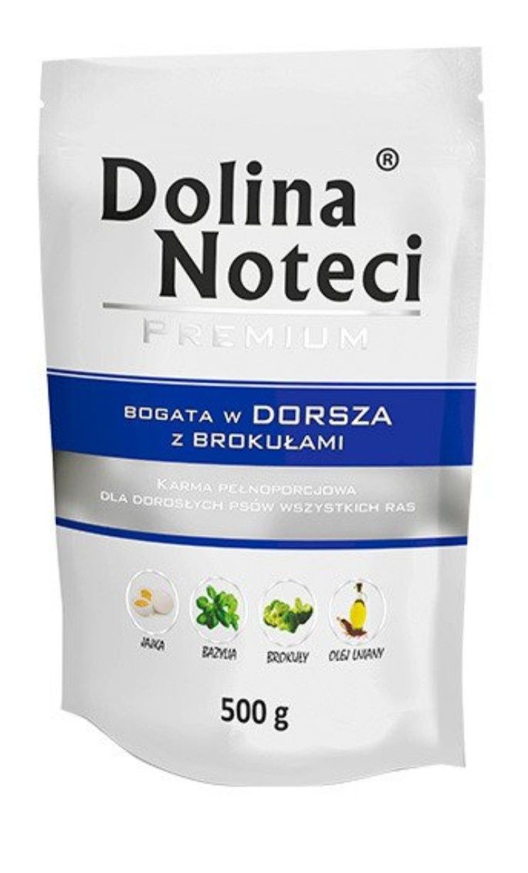 Dolina Noteci Premium bogata w dorsza z brokułami 500g