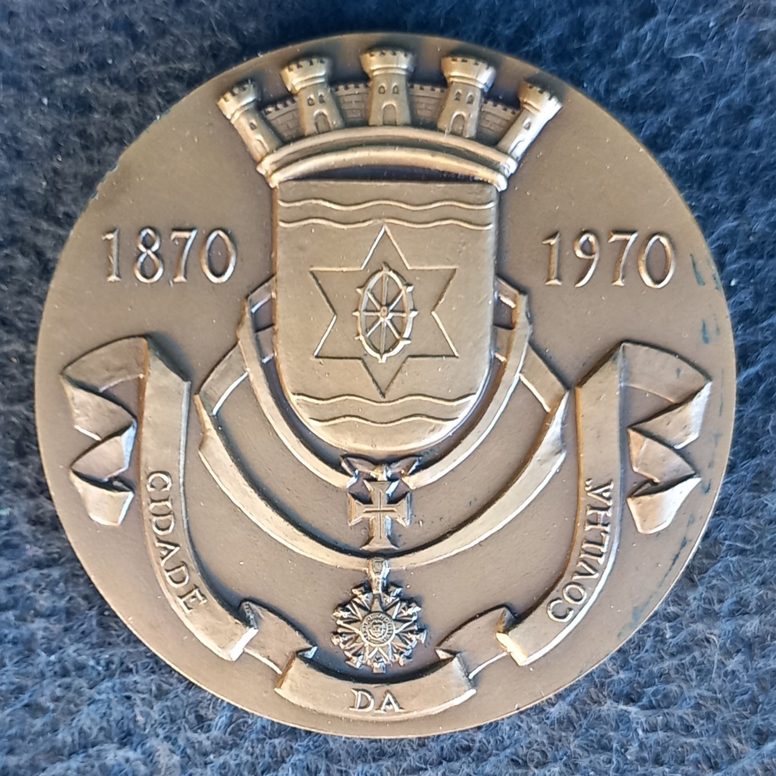 Medalhas de Bronze, 80/70 mm.diversas,