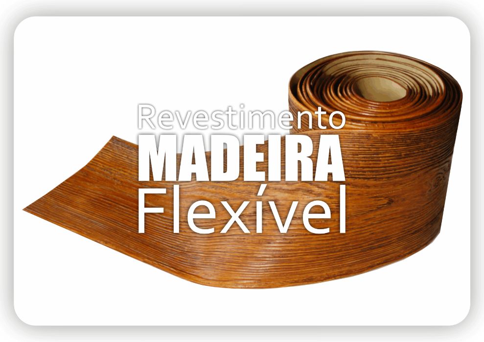 Revestimento madeira flexível