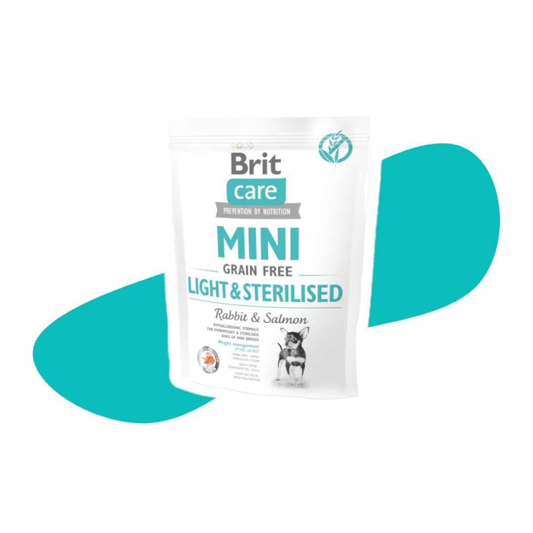 Brit Care Mini Grain free Light&sterilised 400g dla małych ras