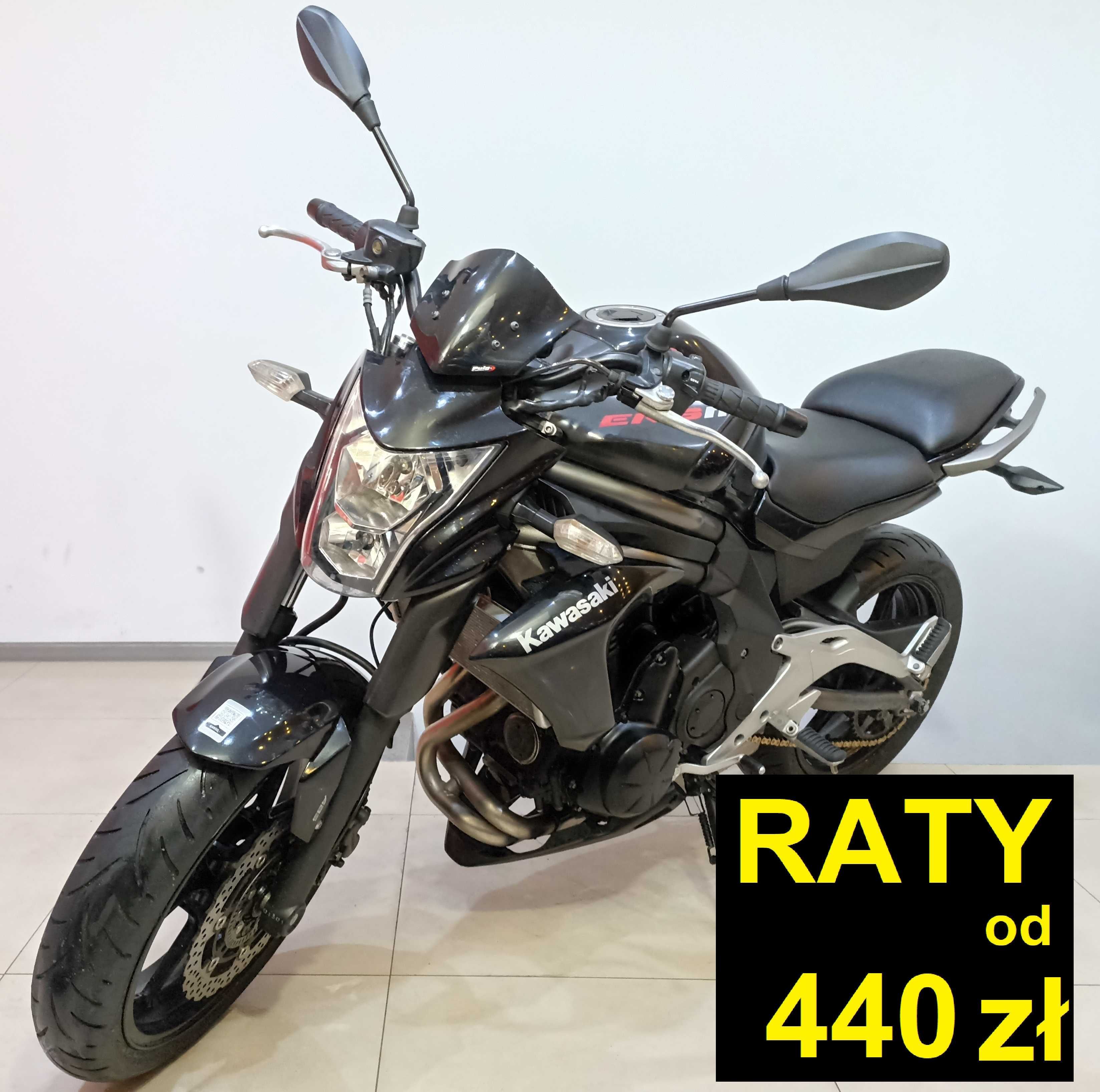 Kawasaki ER6N 600cm3 naked 2012rok wersja z ABS JAK NOWA na A2