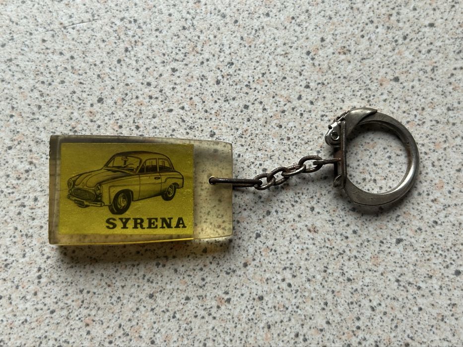 Breloczek FSO SYRENA unikat PRL oryginał