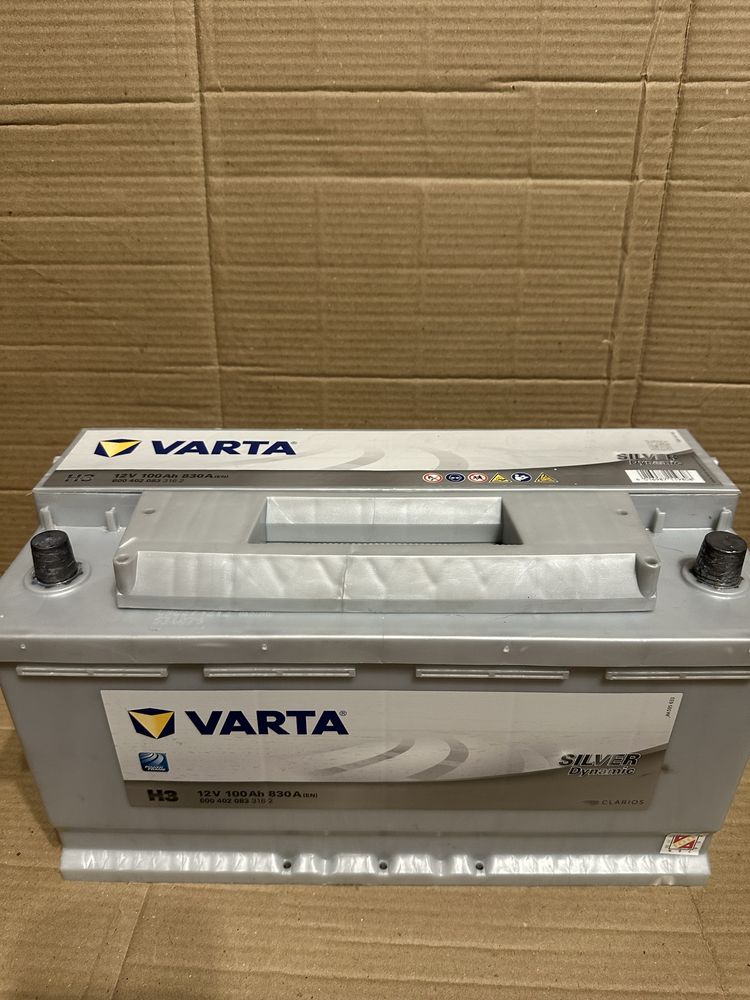 Автомобильный аккумулятор VARTA 12v 100Ah 830A Silver Dynamic (H3)