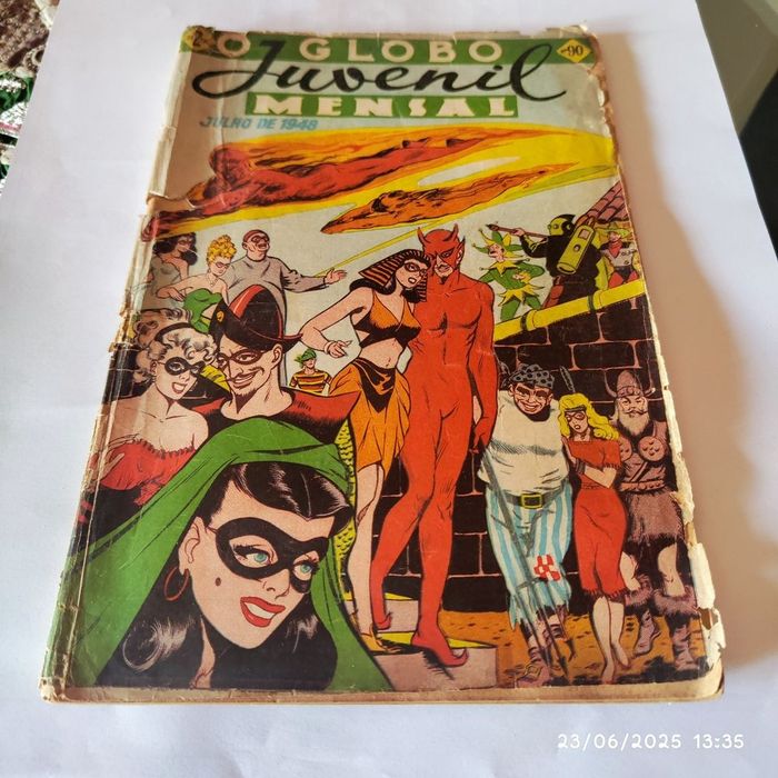 Revistas O Globo Juvenil Mensal e Revista Gíbíi Mensal do Shazam! De