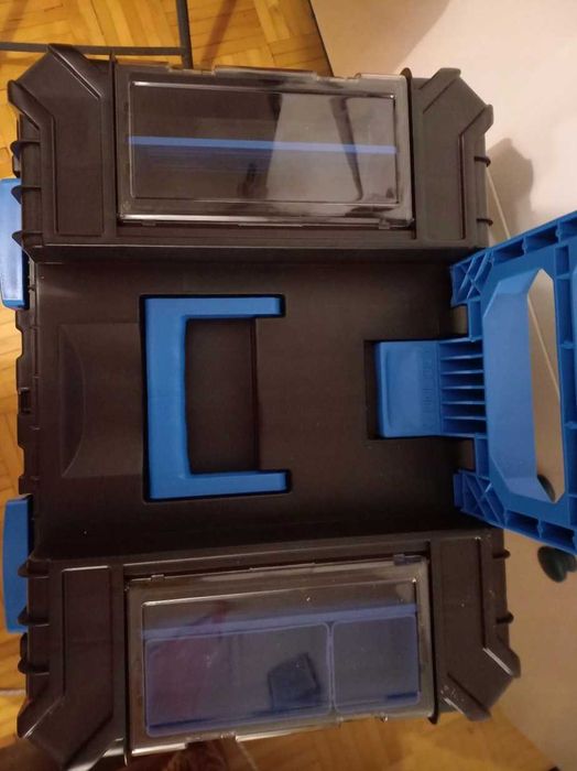 3w1 XXL Skrzynka narzędziowa na kółkach Modułowa Składana+Gratis Tacka