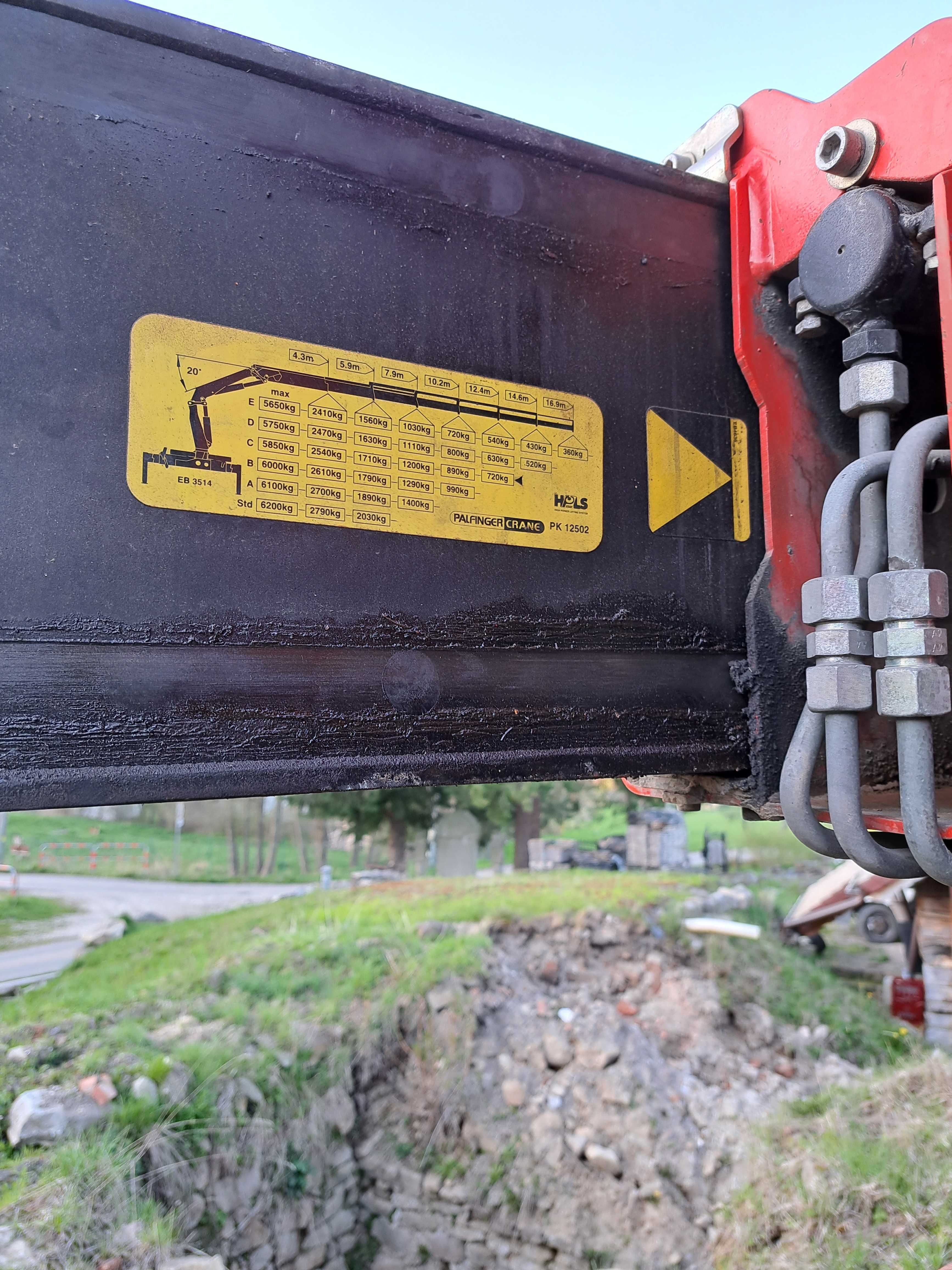 Palfinger Żuraw HDS Crane JCB Fastrac Terenowy JCB 3220 leśny wolnobie