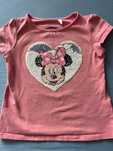 bluzeczka z krótkim rękawem z motywem myszki Minnie