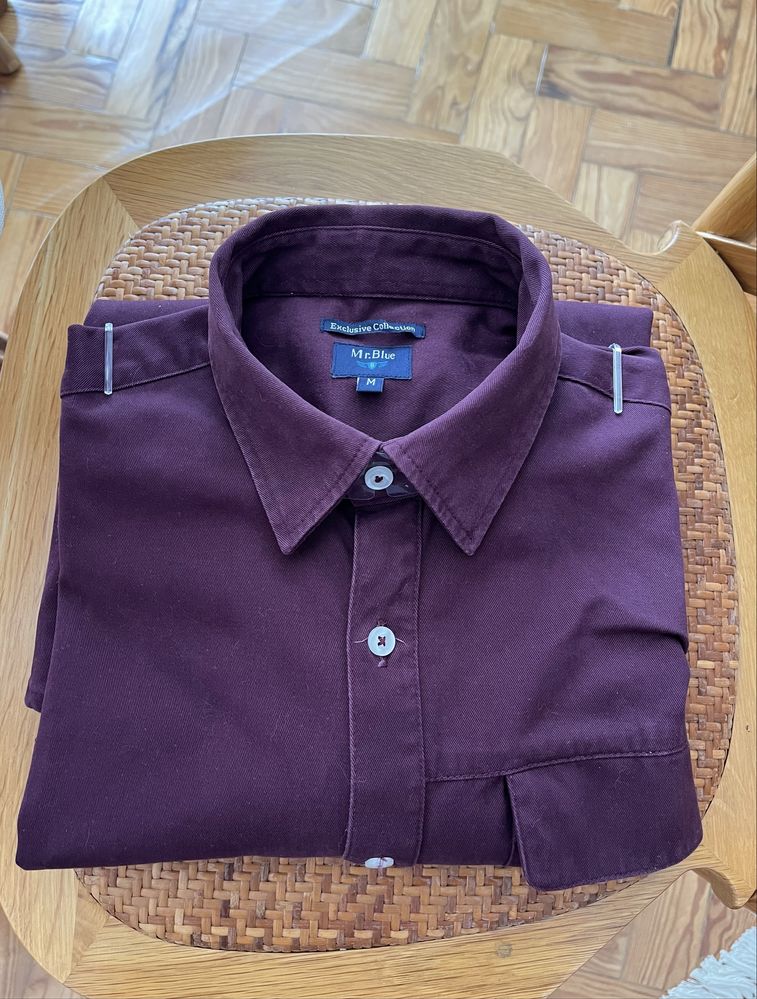 Camisa Bordô Mr Blue