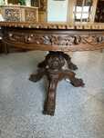 Mesa de jantar antiga com extensao